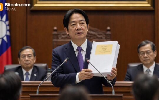 Taiwan Lawmaker Calls for Bitcoin Reserve Funded by $602B FX Chest