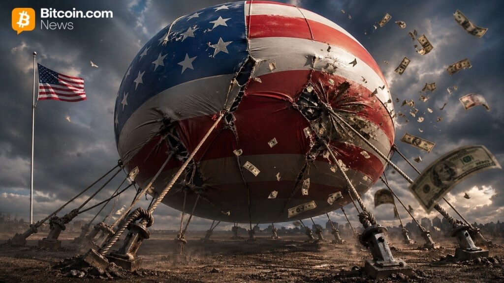 US Debt Nears $39T GDP Mark for First Time Since 1946, Validating Bitcoin