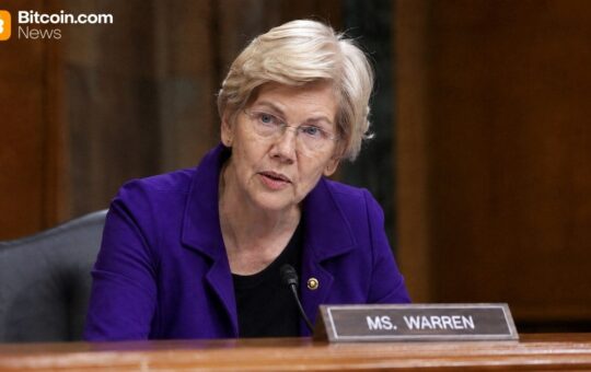 Warren Says the CLARITY Act Will 'Blow Up the Economy' as Senate Panel Votes 15-9 to Advance Bill