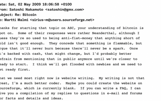 25 Lesser-Known Facts About Satoshi Nakamoto Drawn From Emails, Code, and Metadata