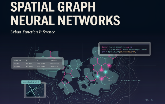 A Coding Implementation on Spatial Graph Neural Networks for Urban Function Inference Using city2graph, OSMnx, and PyTorch Geometric