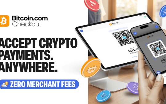 Bitcoin.com Checkout Launches With Zero Merchant Fees and Auto-Settlement to Stablecoins