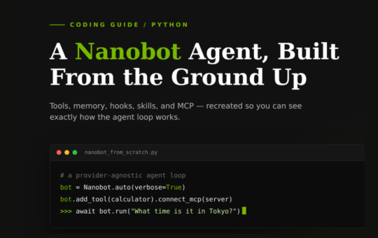 Build a Nanobot-Style AI Agent in Google Colab with Tool Calling, Session Memory, Skills, and MCP Servers
