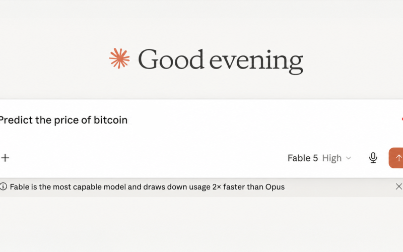 Claude Fable 5 Puts 25% Odds on Bitcoin Reaching $95K by Year-End 2026 – Bitcoin News