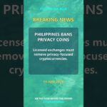 Crypto Crackdown in the Philippines #shorts #crypto #cryptonews