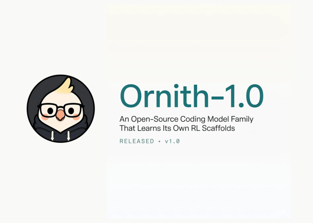 DeepReinforce Releases Ornith-1.0: An Open-Source Coding Model Family That Learns Its Own RL Scaffolds