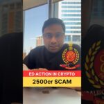 ED Raided 5 Crypto Entities in Banglore #cryptonews
