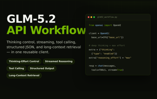 GLM-5.2 OpenAI-Compatible API: A Hands-On Guide to Reasoning Effort, Function Calling, and Long-Context Retrieval