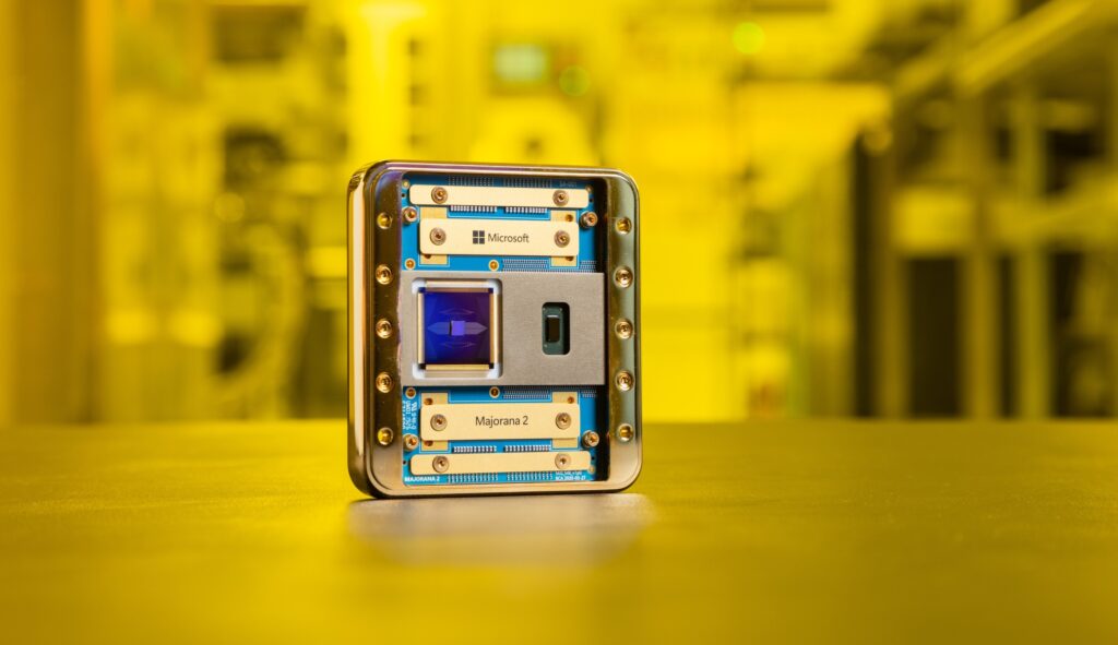 Microsoft Discovery agentic AI Majorana 2 quantum chip