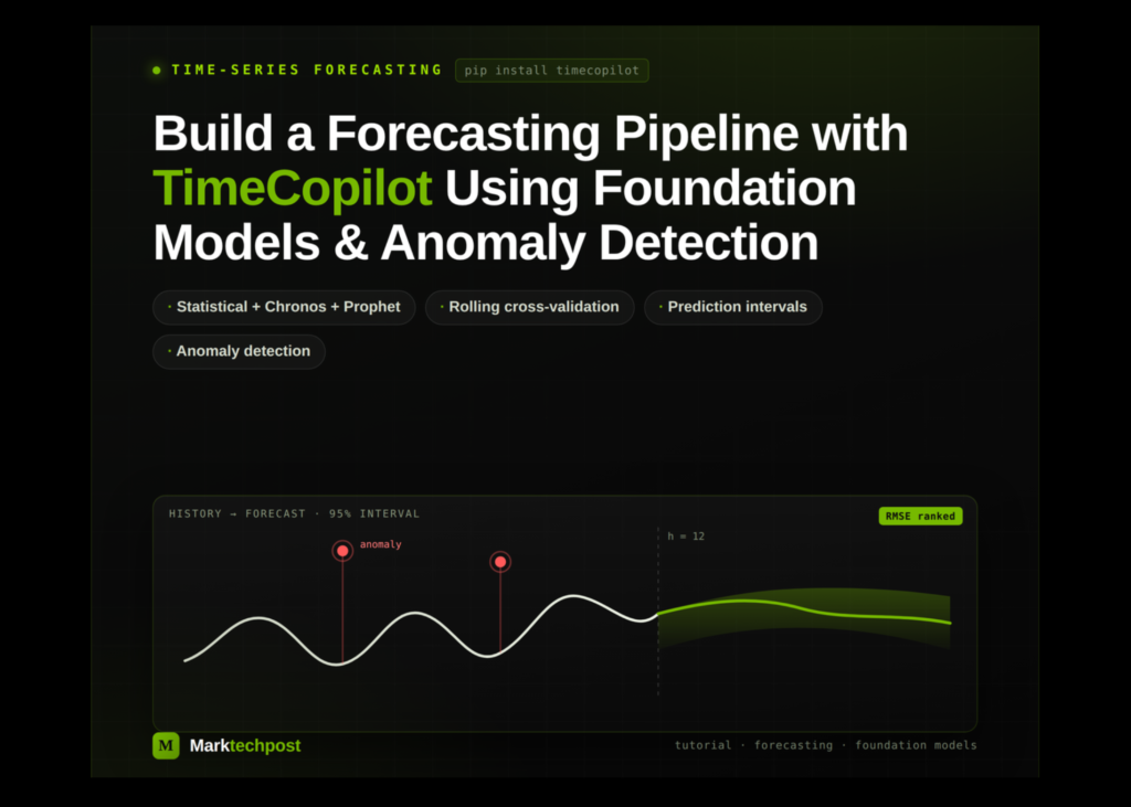 How to Build a Forecasting Pipeline with TimeCopilot Using Foundation Models and Automated Anomaly Detection