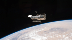Hubble Image Shows Gravity Warping Distant Galaxies