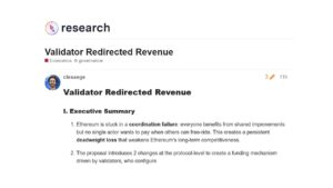 Kleros Founder Proposes Protocol-Level Validator Redirect Rate
