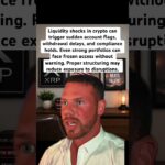 Liquidity Shocks Can Freeze Your Crypto Access #xrp #digitalassets #xrpcommunity #cryptonews