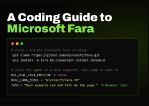 Microsoft Fara Tutorial: Run a Browser-Use Agent in Google Colab with a Mock OpenAI-Compatible Endpoint