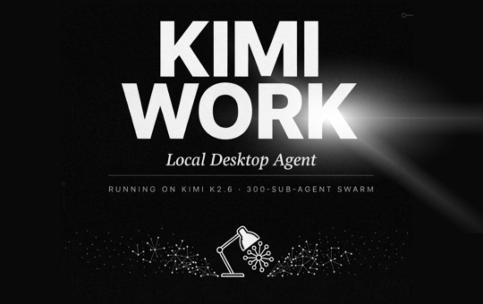 Moonshot AI Launches Kimi Work, a Local Desktop Agent Reportedly Running on Kimi K2.6 With a 300-Sub-Agent Agent Swarm