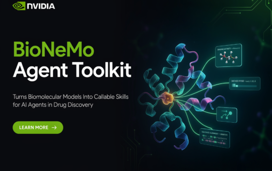 NVIDIA BioNeMo Agent Toolkit Turns Biomolecular Models Into Callable Skills for AI Agents in Drug Discovery