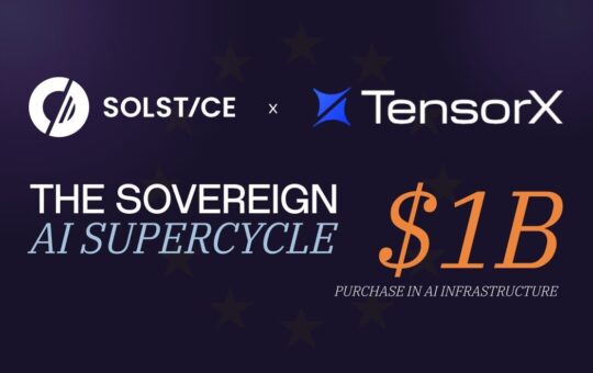 Solstice and Tensorx to Buy $1 Billion in AI Infrastructure to Support EU Sovereign AI Demand