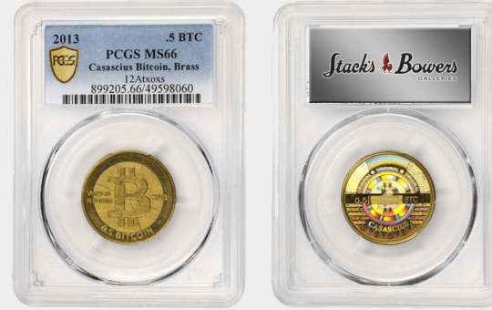 Stack's Bowers Auctions Funded 0.5 Bitcoin Casascius Token From America's 237th Birthday – Bitcoin News