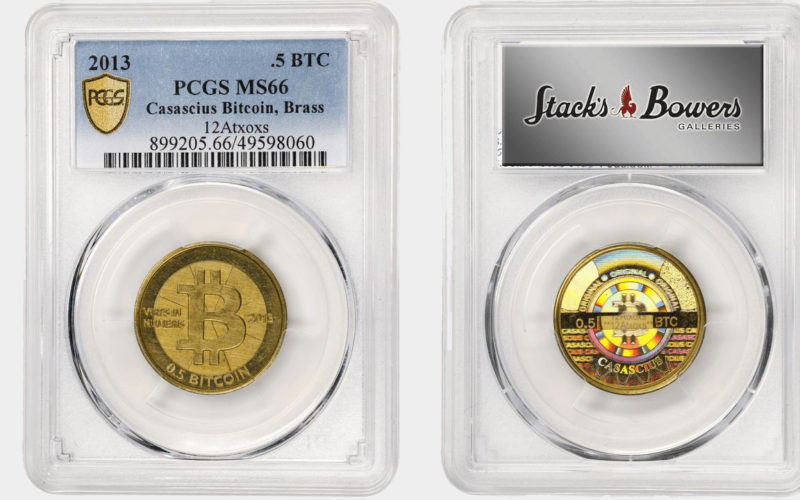 Stack's Bowers Auctions Funded 0.5 Bitcoin Casascius Token From America's 237th Birthday – Bitcoin News