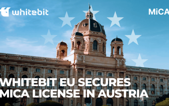 WhiteBIT EU Secures MiCA License in Austria, Expanding Regulated Crypto Services Across Europe