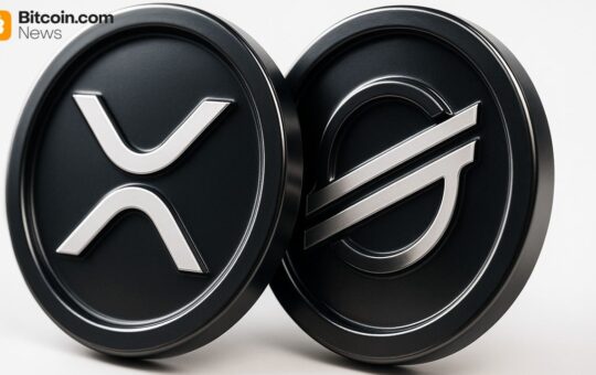 XLM Outpaces XRP Again as Stellar Rally Nears 100% Gain Since DTCC Deal