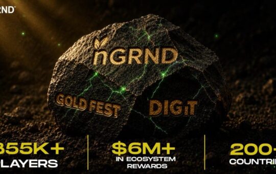 nGRND Gold Protocol Games Hits 855K Participants, Accumulating $6M in Rewards Ahead of Token Launch