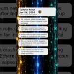 ₿ Crypto News – Jun 26, 2026 #Shorts