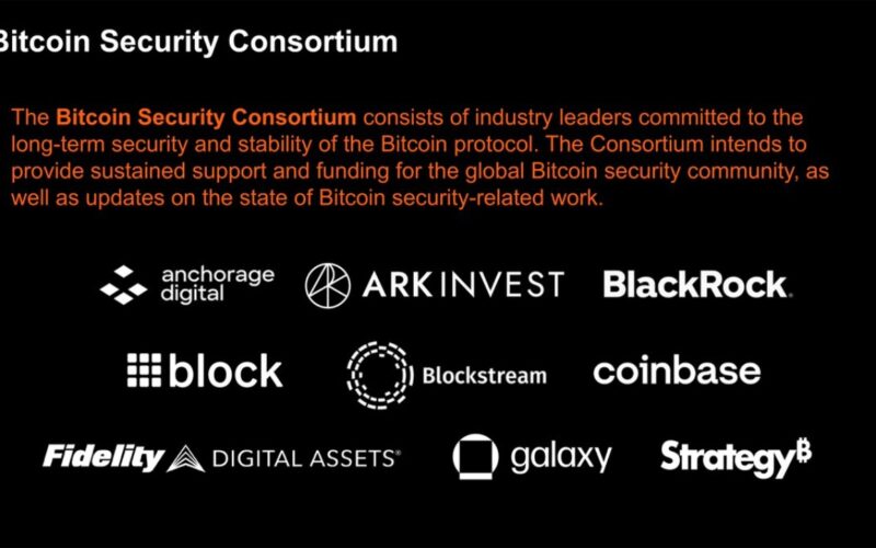 9 Wall Street and Crypto Giants Unite to Protect Bitcoin With $15 Million Initiative