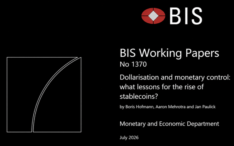 BIS Warns Stablecoins Are Breaking Capital Controls as Dollarization Accelerates