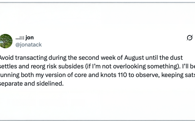 Bitcoin Core Developer Warns Users to Pause BTC Transfers When BIP-110 Deadline Nears