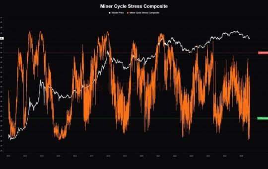 Bitcoin Miner Stress Hits 'Historically Rare' Level as 20% of Miners Operate at a Loss