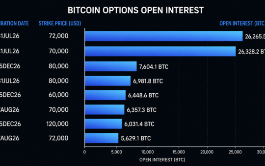 Bitcoin Options Scream Bullish as Traders Pile Into $72K and $80K Calls