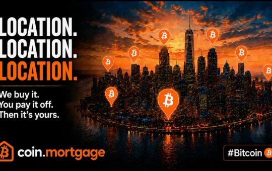 CoinMortgage Launches Bitcoin Purchase Financing Services