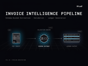 Designing a Schema-Guided Invoice Intelligence Pipeline with lift-pdf for Accounts-Payable Extraction, Validation, and Ledger Generation