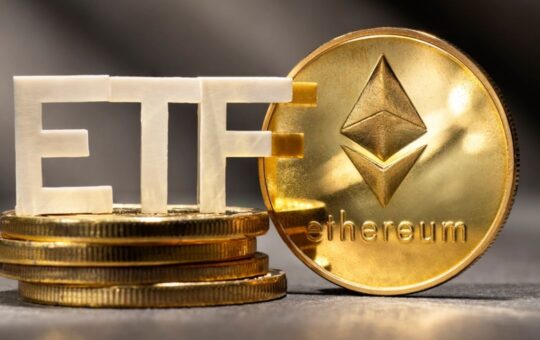 Ether ETFs Add $104 Million as Weekly Flows Triple Bitcoin’s Total