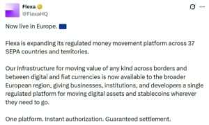 Flexa Expands Crypto Payments Across 37 European Markets