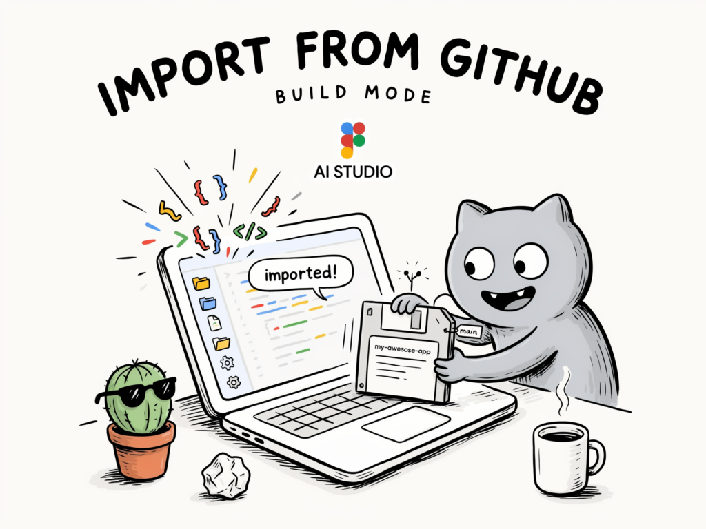 Google AI Studio Adds 'Import from GitHub' to Build Mode, Turning an Existing Repo Into an Editable, Deployable App