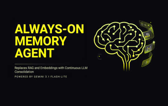 Google Cloud's Always-On Memory Agent Replaces RAG and Embeddings With Continuous LLM Consolidation on Gemini 3.1 Flash-Lite