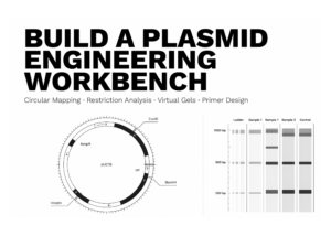 How to Build Plasmid Engineering Workbench with Circular Mapping, Restriction Analysis, Virtual Gels, and Primer Design