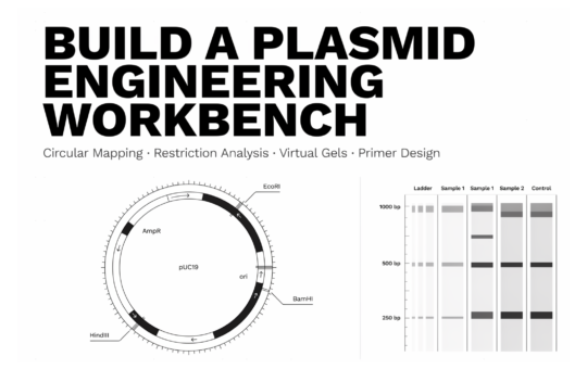 How to Build Plasmid Engineering Workbench with Circular Mapping, Restriction Analysis, Virtual Gels, and Primer Design