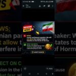 Iran Warns US Over Strait of Hormuz#Iran #StraitOfHormuz #CryptoNews #Bitcoin #Ethereum  #trading