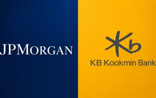 KB Kookmin Taps JPMorgan's Kinexys as South Korea's Largest Bank Pushes Instant Dollar Payments