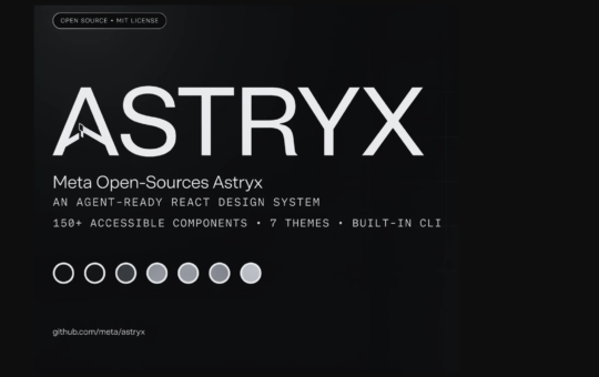 Meta Open-Sources Astryx: An Agent-Ready React Design System With 150+ Accessible Components, Seven Themes, and a CLI