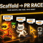 Mistral Vibe for Code vs Claude Code vs Cursor vs Codex: Four Agents Scored on One Scaffold-to-PR Task