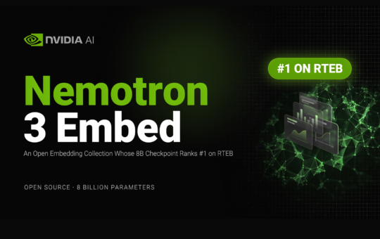 NVIDIA AI Releases Nemotron 3 Embed: An Open Embedding Collection Whose 8B Checkpoint Ranks #1 on RTEB