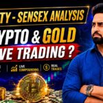 Nifty , Crypto & Gold Trading Analysis II 9-10th July II #supertraderlakshya