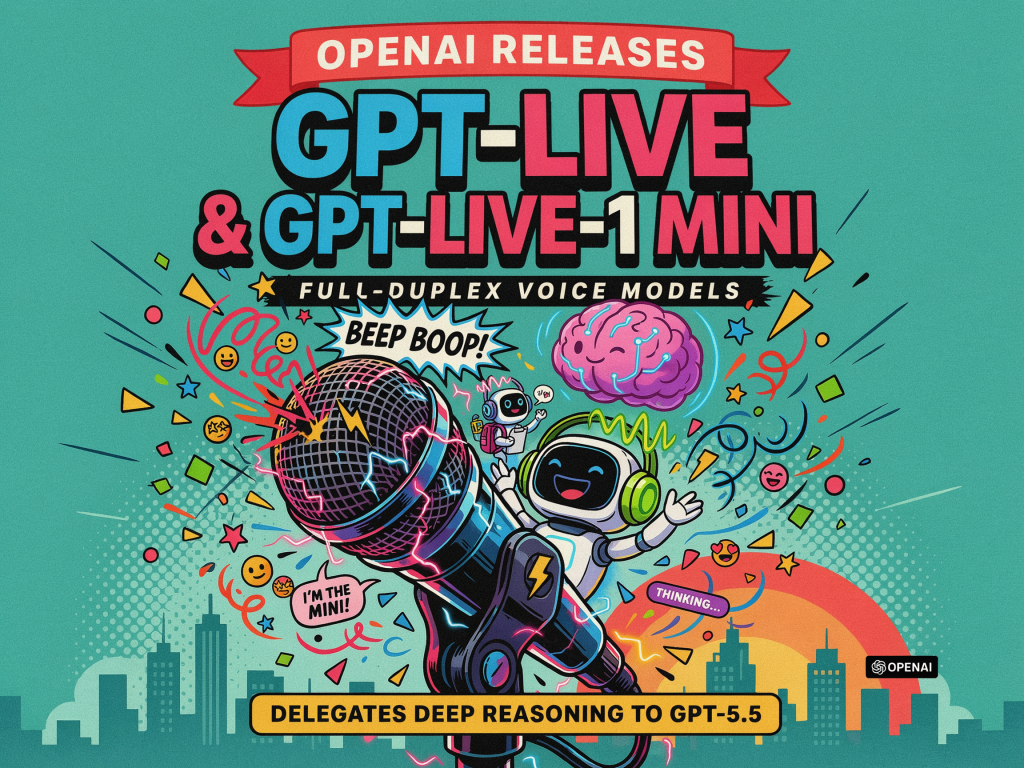 OpenAI Releases GPT-Live and GPT-Live-1 mini: Full-Duplex Voice Models That Delegate Deeper Reasoning to GPT-5.5