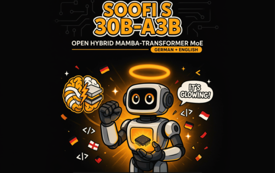 Soofi Consortium Releases Soofi S 30B-A3B: An Open Hybrid Mamba-Transformer MoE Foundation Model For German And English