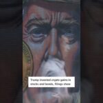 Trump invested crypto gains #trump #reuters #crypto #bbc #news #usa