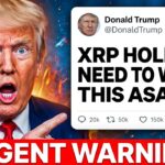 URGENT CLARITY ACT WARNING (TRUMP JUST DROPPED A BOBMSHELL XRP)